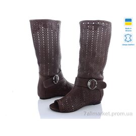 Чоботи жіночі зручні Літо MV226 шоколад (8 пар р.36-40) "A.Dama" недорого оптом від прямого постачальника