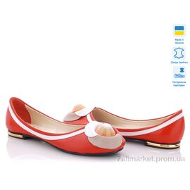 Балетки жіночі зручні Весна/осінь AE1086 корал. (7 пар р.36-40) "A.Dama" недорого оптом від прямого постачальника