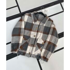 Сорочка дитяча на дівчинку 10011 grey р.134-158 "iBamBino" недорого оптом від прямого постачальника