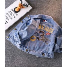 Фотография Куртка детская демисезонная на мальчика 10023 l.blue р.110-160 "iBamBino" недорого оптом от прямого поставщика