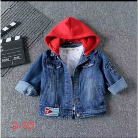 Фотография Куртка детская демисезонная на мальчика 10024 blue р.3-10 "iBamBino" недорого оптом от прямого поставщика