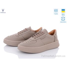Фотография Кроссовки женские модные Весна/осень 21205-133 беж-беж (6 пар р.36-40) "Viscala" недорого оптом от прямого поставщика