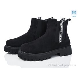 Фотография Ботинки женские стильные Весна/осень XJH77-53 (8 пар р.36-41) "Rama" недорого оптом от прямого поставщика