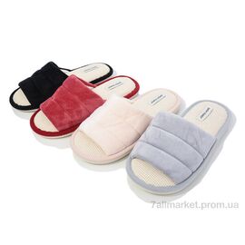 Тапки жіночі для будинку Весна/осінь MD9853 mix (24 пар р.36-41) "YZY" недорого оптом від прямого постачальника