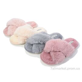 Тапки жіночі для будинку Весна/осінь MD9836 mix (24 пар р.36-41) "YZY" недорого оптом від прямого постачальника