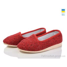 Фотография Тапки женские для дома Весна/осень Берегиня 0501 червоний (5 пар р.20,5-22,5) "LiBang" недорого оптом от прямого поставщика
