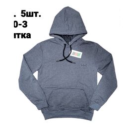 Фотография Худи детский на мальчика 300-3 grey р.12-16 "iBamBino" недорого оптом от прямого поставщика