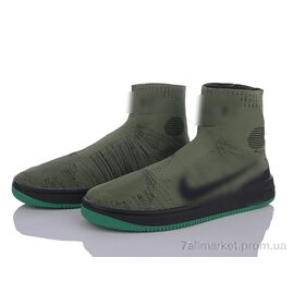 Фотография Кроссовки мужские модные Весна/осень 1896 army-green (8 пар р.40-45) "Obuvok" недорого оптом от прямого поставщика