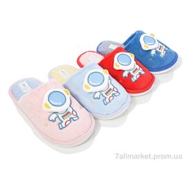 Фотография Тапки детские домашние Весна/осень HC8 mix (12 пар р.30-35) "Deshman" недорого оптом от прямого поставщика