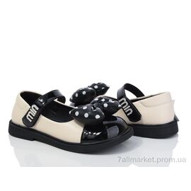 Фотография Туфли детские удобные Весна/осень G46 (B6802) black (8 пар р.31-36) "Violeta" недорого оптом от прямого поставщика