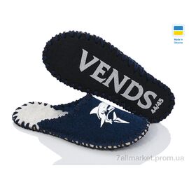 Тапки чоловічі домашні Весна/осінь 379M синій (9 пар р.40-45) "Active" недорого оптом від прямого постачальника