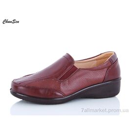 Фотография Туфли женские стильные Весна/осень 57202-4 (8 пар р.37-42) "Chunsen" недорого оптом от прямого поставщика
