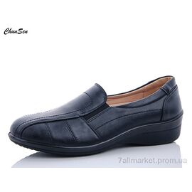 Фотография Туфли женские стильные Весна/осень 57103D-1 (6 пар р.41-43) "Chunsen" недорого оптом от прямого поставщика