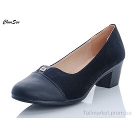 Фотография Туфли женские стильные Весна/осень 7261-1 (8 пар р.36-41) "Chunsen" недорого оптом от прямого поставщика