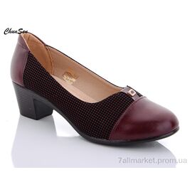 Фотография Туфли женские стильные Весна/осень 7267-4 (8 пар р.36-41) "Chunsen" недорого оптом от прямого поставщика