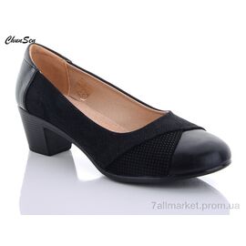 Фотография Туфли женские стильные Весна/осень 7260-1 (8 пар р.36-41) "Chunsen" недорого оптом от прямого поставщика