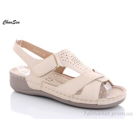 Фотография Босоножки женские летние Лето X109-7 (8 пар р.37-42) "Chunsen" недорого оптом от прямого поставщика
