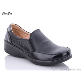 Фотография Туфли женские стильные Весна/осень 57226-9 (8 пар р.37-42) "Chunsen" недорого оптом от прямого поставщика