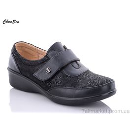 Фотография Туфли женские стильные Весна/осень 57227-1 (8 пар р.37-42) "Chunsen" недорого оптом от прямого поставщика