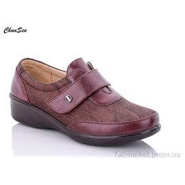 Фотография Туфли женские стильные Весна/осень 57227-4 (8 пар р.37-42) "Chunsen" недорого оптом от прямого поставщика