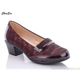 Фотография Туфли женские стильные Весна/осень 7235R-4 (8 пар р.36-41) "Chunsen" недорого оптом от прямого поставщика