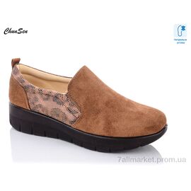 Фотография Туфли женские стильные Весна/осень 57501-12 (8 пар р.37-42) "Chunsen" недорого оптом от прямого поставщика