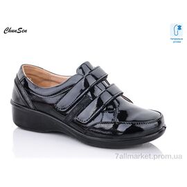 Фотография Туфли женские стильные Весна/осень 57239-9 (8 пар р.37-42) "Chunsen" недорого оптом от прямого поставщика