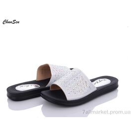 Фотография Шлепки женские облегченные Лето 7843-22 (8 пар р.36-41) "Chunsen" недорого оптом от прямого поставщика