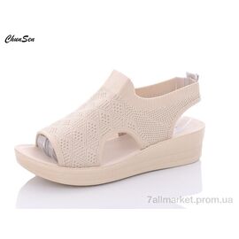 Фотография Босоножки женские летние Лето D16-7 (8 пар р.36-41) "Chunsen" недорого оптом от прямого поставщика