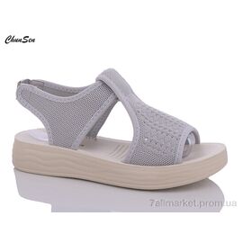 Фотография Босоножки женские летние Лето D22-2 (8 пар р.37-42) "Chunsen" недорого оптом от прямого поставщика