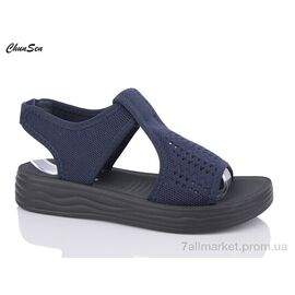 Фотография Босоножки женские летние Лето D22-11 (8 пар р.37-42) "Chunsen" недорого оптом от прямого поставщика