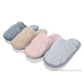 Фотография Тапки женские для дома Весна/осень MD9665 mix (24 пар р.36-41) "YZY" недорого оптом от прямого поставщика