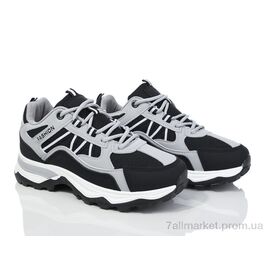 Фотография Кроссовки женские модные Весна/осень 9-759(9-784) black-grey (8 пар р.36-41) "Violeta" недорого оптом от прямого поставщика