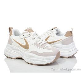 Фотография Кроссовки женские модные Весна/осень 172-41 white (8 пар р.36-41) "Violeta" недорого оптом от прямого поставщика