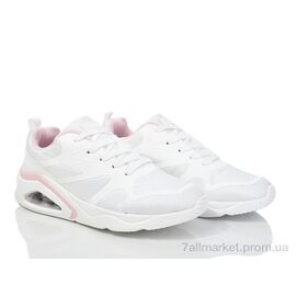 Фотография Кроссовки женские модные Весна/осень 20-1048-2 white (8 пар р.36-41) "Violeta" недорого оптом от прямого поставщика