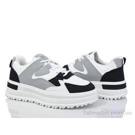 Кросівки жіночі модні Весна/осінь YB043-2 (8 пар р.36-41) "YiYi" недорого оптом від прямого постачальника