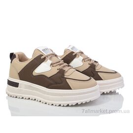 Кросівки жіночі модні Весна/осінь YB043-6 (8 пар р.36-41) "YiYi" недорого оптом від прямого постачальника