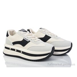 Кросівки жіночі модні Весна/осінь YB051-2 (8 пар р.36-41) "YiYi" недорого оптом від прямого постачальника