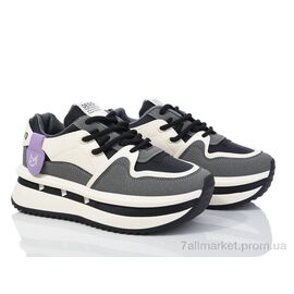 Кросівки жіночі модні Весна/осінь YB048-4 (8 пар р.36-41) "YiYi" недорого оптом від прямого постачальника