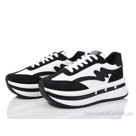 Кросівки жіночі модні Весна/осінь YB049-1 (8 пар р.36-41) "YiYi" недорого оптом від прямого постачальника