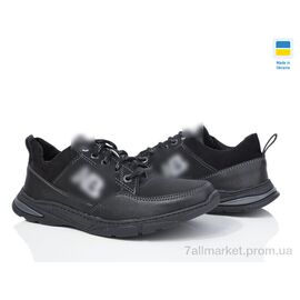 Кросівки чоловічі модні Весна/осінь Ankor Т15 чорний (8 пар р.40-45) "Kindzer" недорого оптом від прямого постачальника