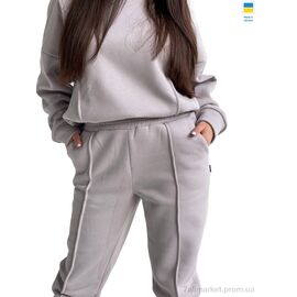 Спортивний костюм жіночий Весна/осінь 55-1 св.меланж (2 шт. р.сітка42/44-50/52) "Adam&Eva" недорого оптом від прямого постачальника