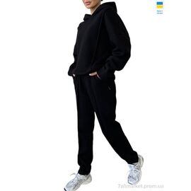 Спортивний костюм жіночий Весна/осінь 55-1 чорн (2 шт. р.сітка42/44-50/52) "Adam&Eva" недорого оптом від прямого постачальника
