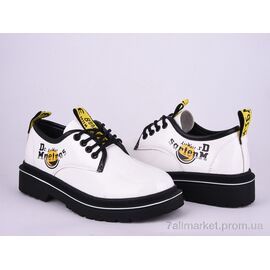 Фотография Туфли женские стильные Весна/осень 168-17 white (8 пар р.36-41) "Violeta" недорого оптом от прямого поставщика