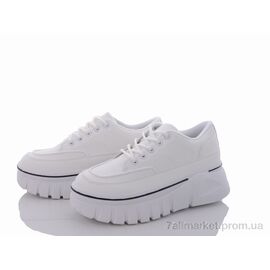 Кросівки жіночі модні Весна/осінь 20-901-2 white (8 пар р.36-41) "Violeta" недорого оптом від прямого постачальника