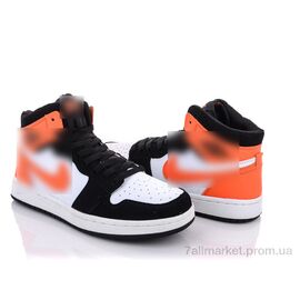 Фотография Кроссовки женские модные Весна/осень 2018B black-orange (5 пар р.36-40) "Violeta" недорого оптом от прямого поставщика