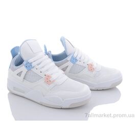 Фотография Кроссовки женские модные Весна/осень 143-24 white-grey-blue (8 пар р.36-41) "Violeta" недорого оптом от прямого поставщика