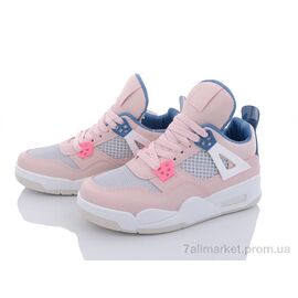 Фотография Кроссовки женские модные Весна/осень 143-24 pink-grey-blue (8 пар р.36-41) "Violeta" недорого оптом от прямого поставщика
