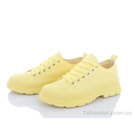 Кросівки жіночі модні Весна/осінь 20-868 l.yellow (8 пар р.36-41) "Violeta" недорого оптом від прямого постачальника