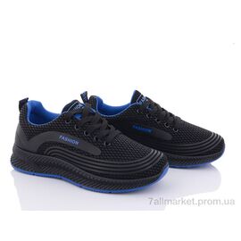 Кросівки жіночі модні Весна/осінь 197-141 black-blue (8 пар р.36-41) "Violeta" недорого оптом від прямого постачальника